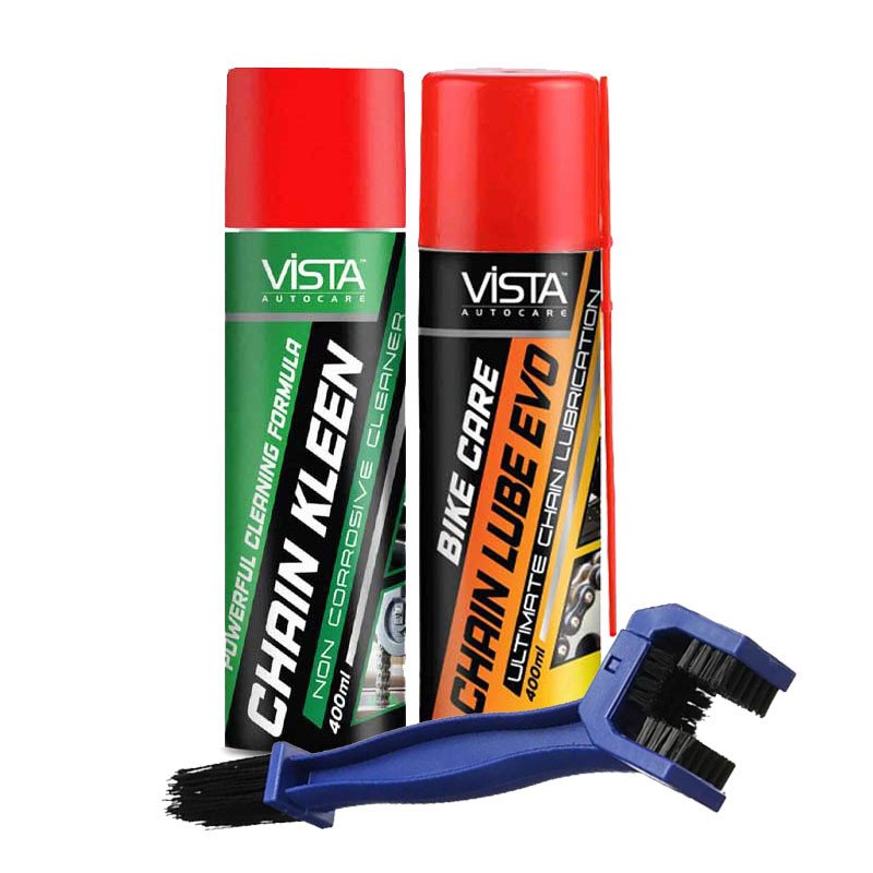 Vista Chain lube Evo And Chain kleen with brush - 800ml