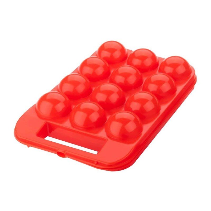 Portable Plastic Egg Holder Carrier Storage Box for 12 Eggs