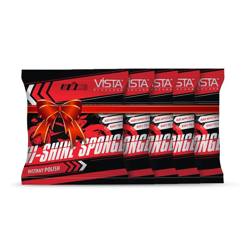 Vista Hi- shine Sponge - Pack of 4