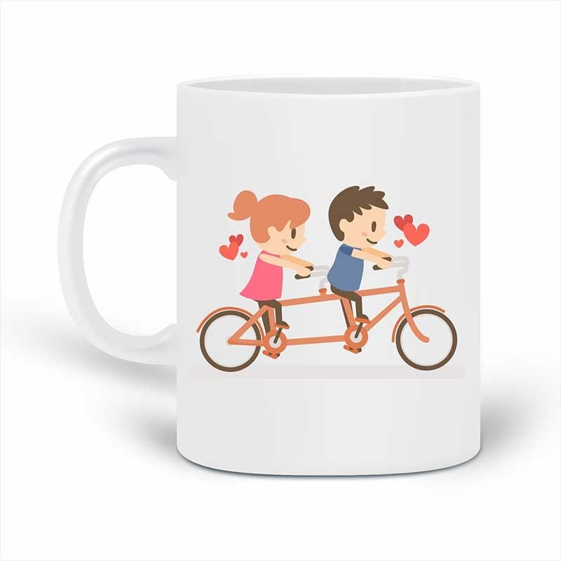 Stylish Coffee Mug - Cycling love