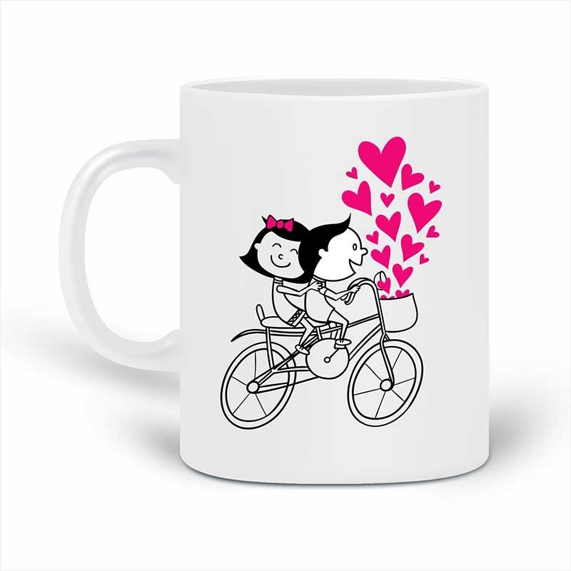 Stylish Coffee Mug - Cycle Love