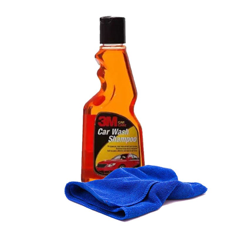 3M Car Wash Shampoo With Microfiber Cloth