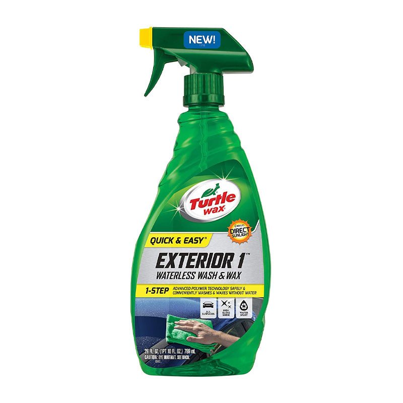 Roll over image to zoom in Turtle Wax Quick & Easy Exterior 1 Waterless Wash & Wax