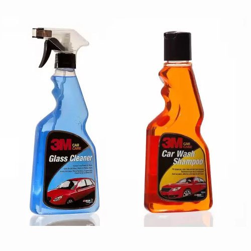 3M Car Wash Shampoo and Glass Cleaner - 500ml