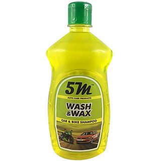5M Wash and wax car bike shampoo - 550ML