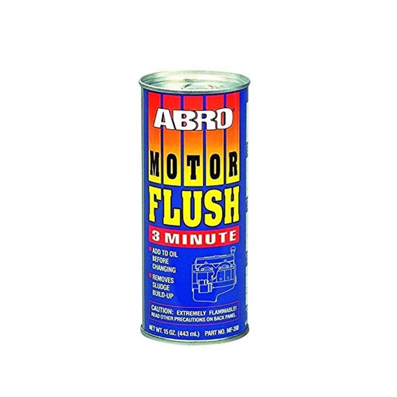 ABRO MF-390-443 Engine Oil Motor Flush to Remove Sludge & Deposits in All Petrol & Diesel Car(443 ml)