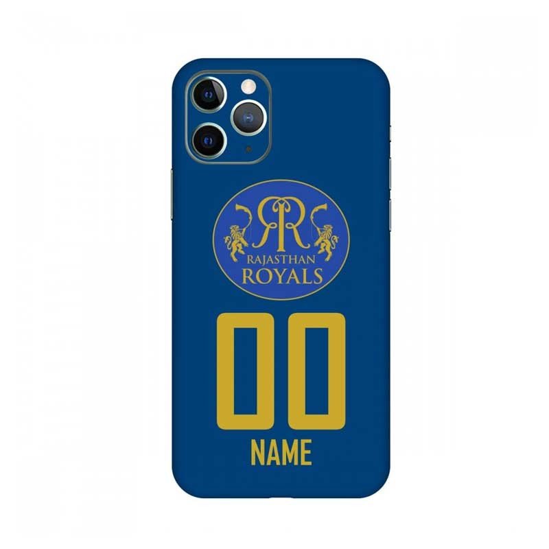 Personalized Rajasthan Royals 4D Mobile Back Cover – All Models