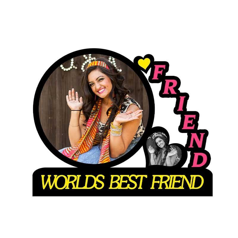 Personalized Photo Frame – World Best Friend