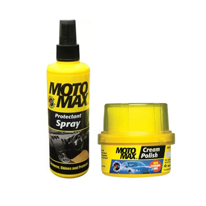 Motomax Protectant 100ml, Cream Polish 60gm