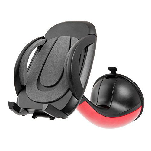 Silicon Gripper Car Mount Mobile Holder - Red