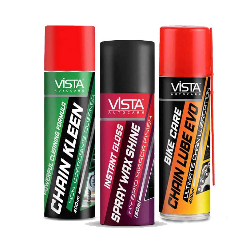 Vista Chain lube Evo,Chain kleen And Insta Shine - 950ml